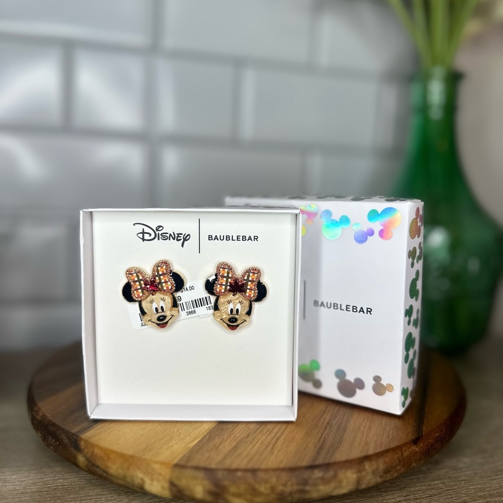 Disney x BaubleBar Minnie Mouse Fall Earrings